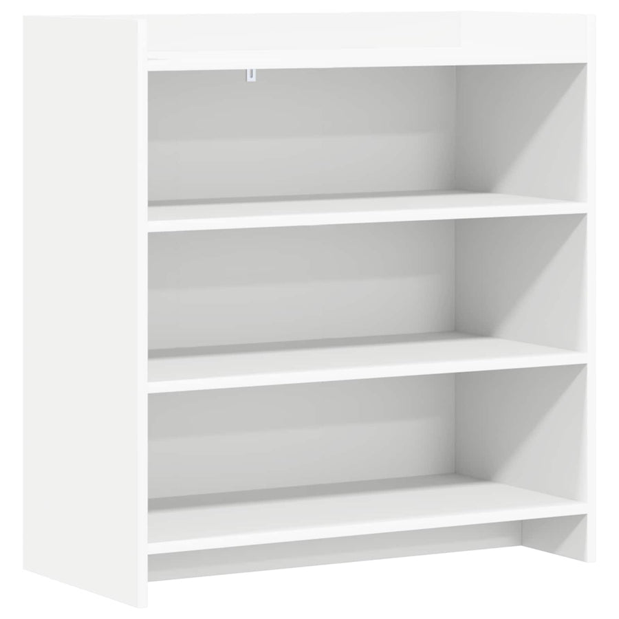 Dressoir Wit 75 x 36 x 80 cm Bewerkt hout
