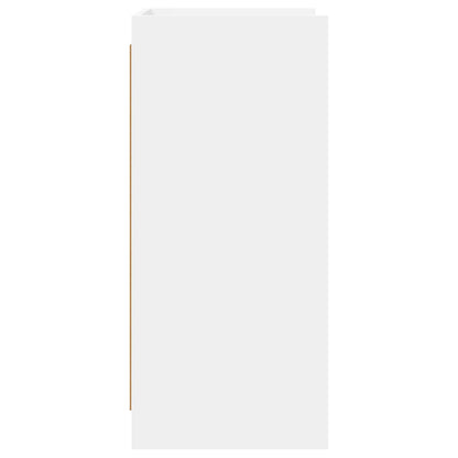 Dressoir Wit 75 x 36 x 80 cm Bewerkt hout