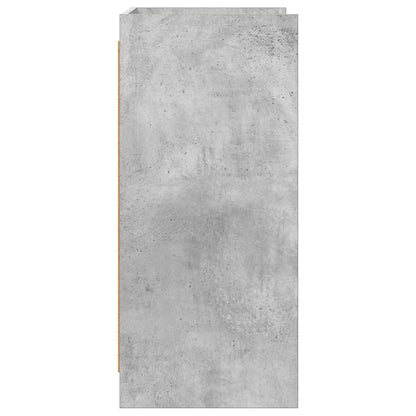 Dressoir Betongrijs 75 x 36 x 80 cm Bewerkt hout