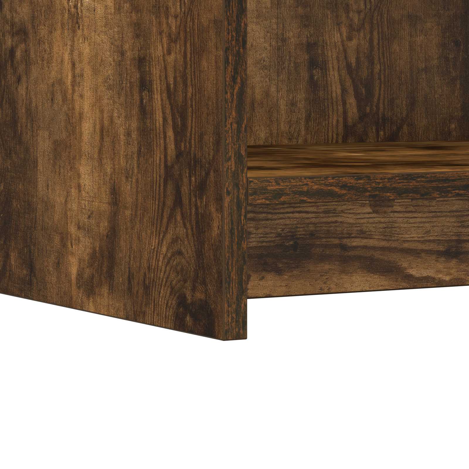 Dressoir Gerookt eiken 75 x 36 x 80 cm Bewerkt hout