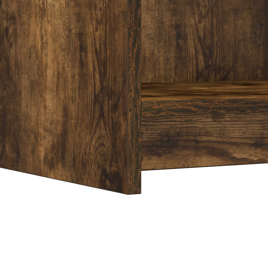 Dressoir Gerookt eiken 75 x 36 x 80 cm Bewerkt hout