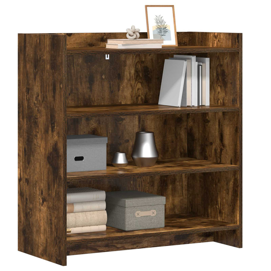 Dressoir Gerookt eiken 75 x 36 x 80 cm Bewerkt hout