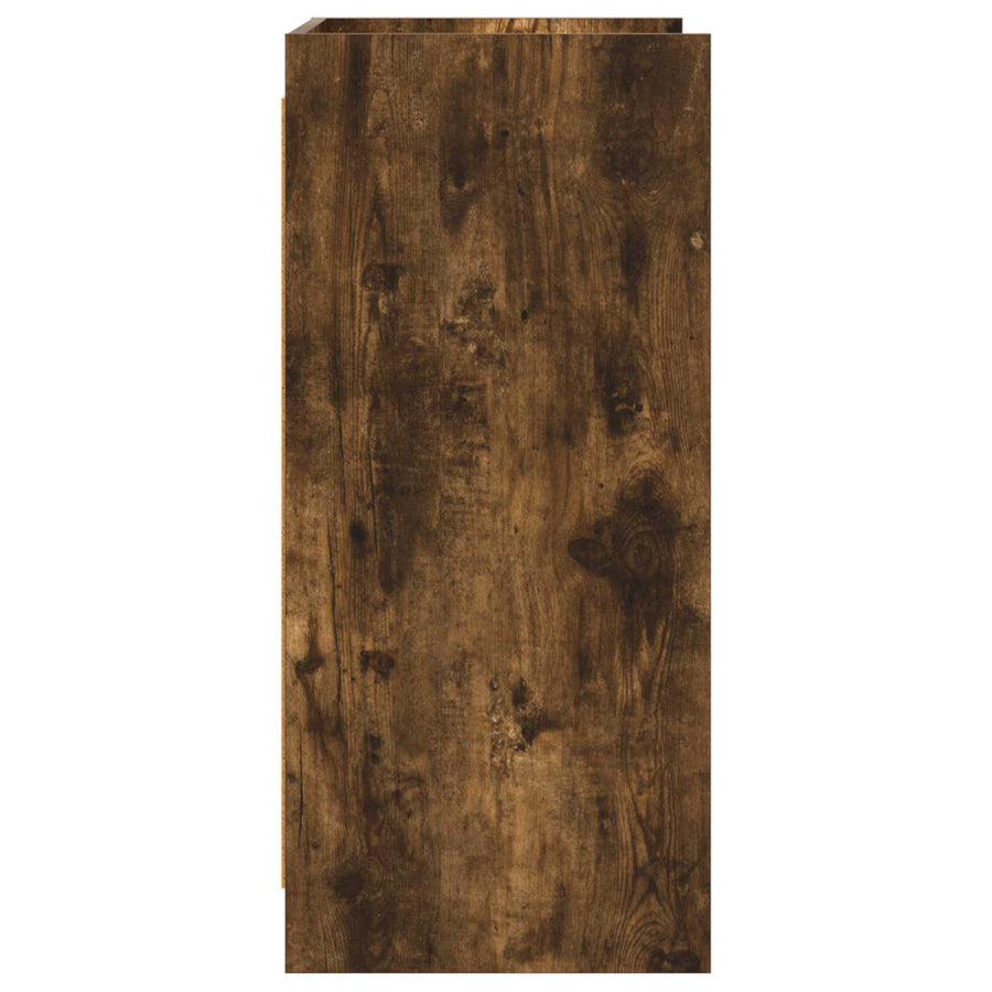 Dressoir Gerookt eiken 75 x 36 x 80 cm Bewerkt hout