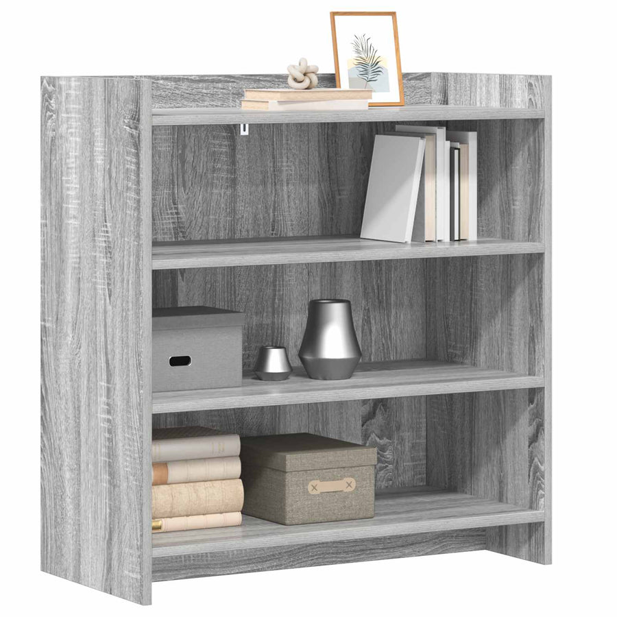 Dressoir Grijs Sonoma 75 x 36 x 80 cm Bewerkt hout