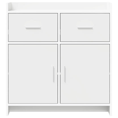 Dressoir Wit 75 x 36 x 80 cm Bewerkt hout