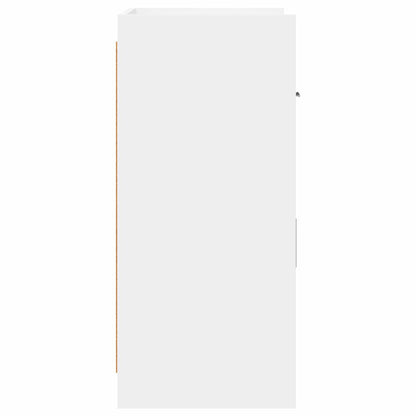 Dressoir Wit 75 x 36 x 80 cm Bewerkt hout
