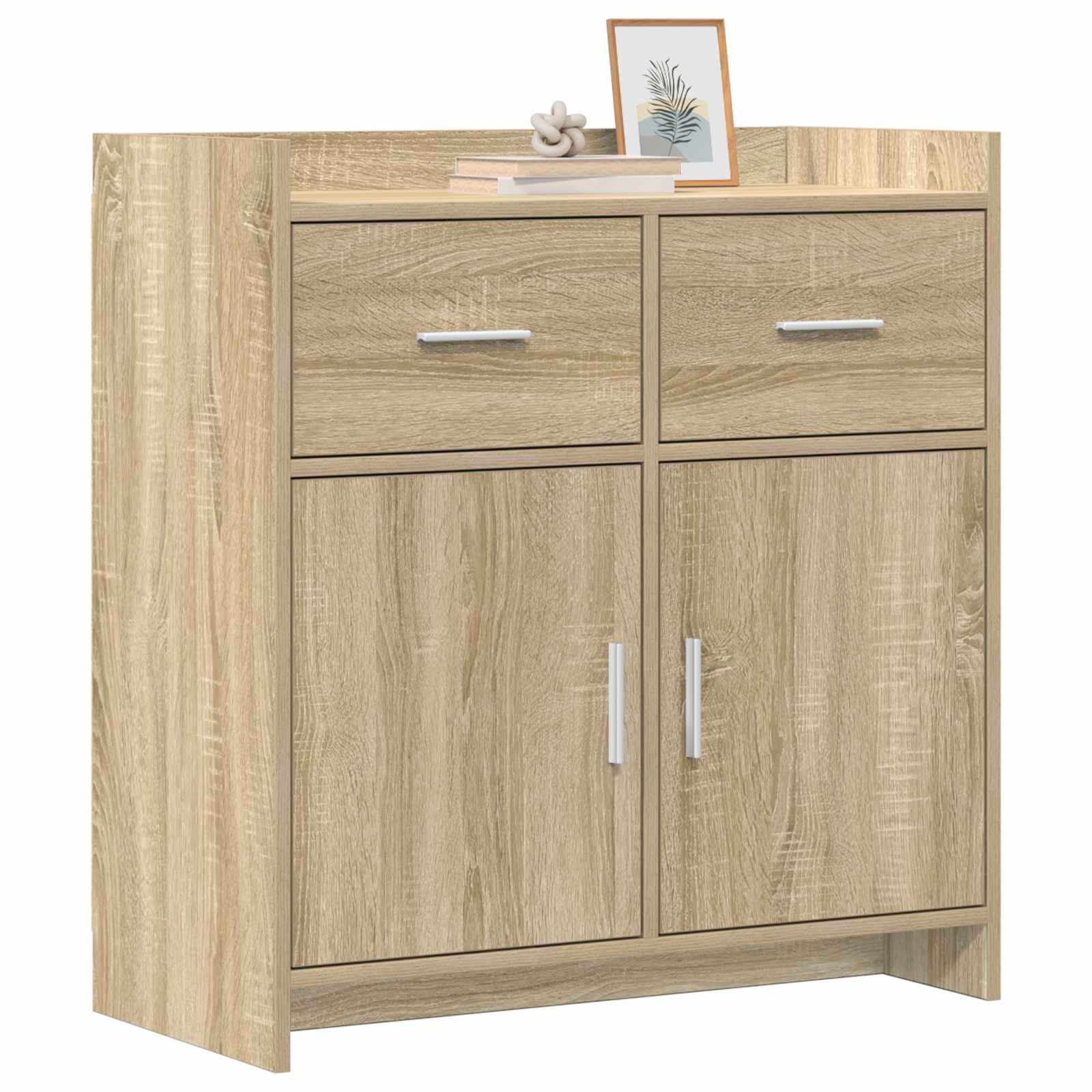 Dressoir Sonoma Eiken 75 x 36 x 80 cm Bewerkt hout