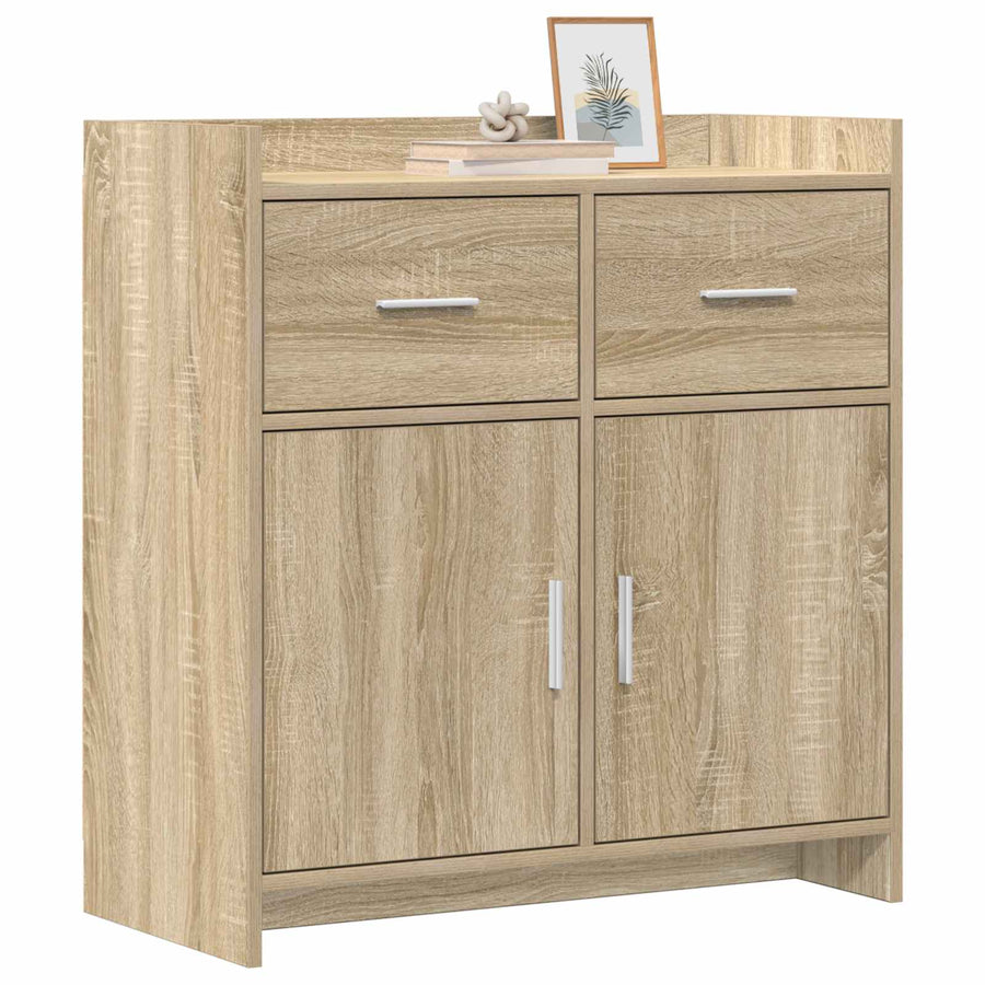 Dressoir Sonoma Eiken 75 x 36 x 80 cm Bewerkt hout