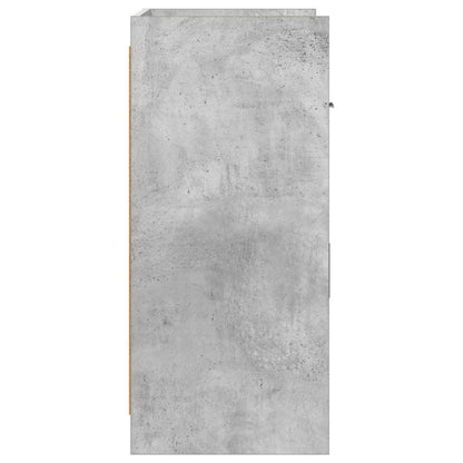 Dressoir Betongrijs 75 x 36 x 80 cm Bewerkt hout