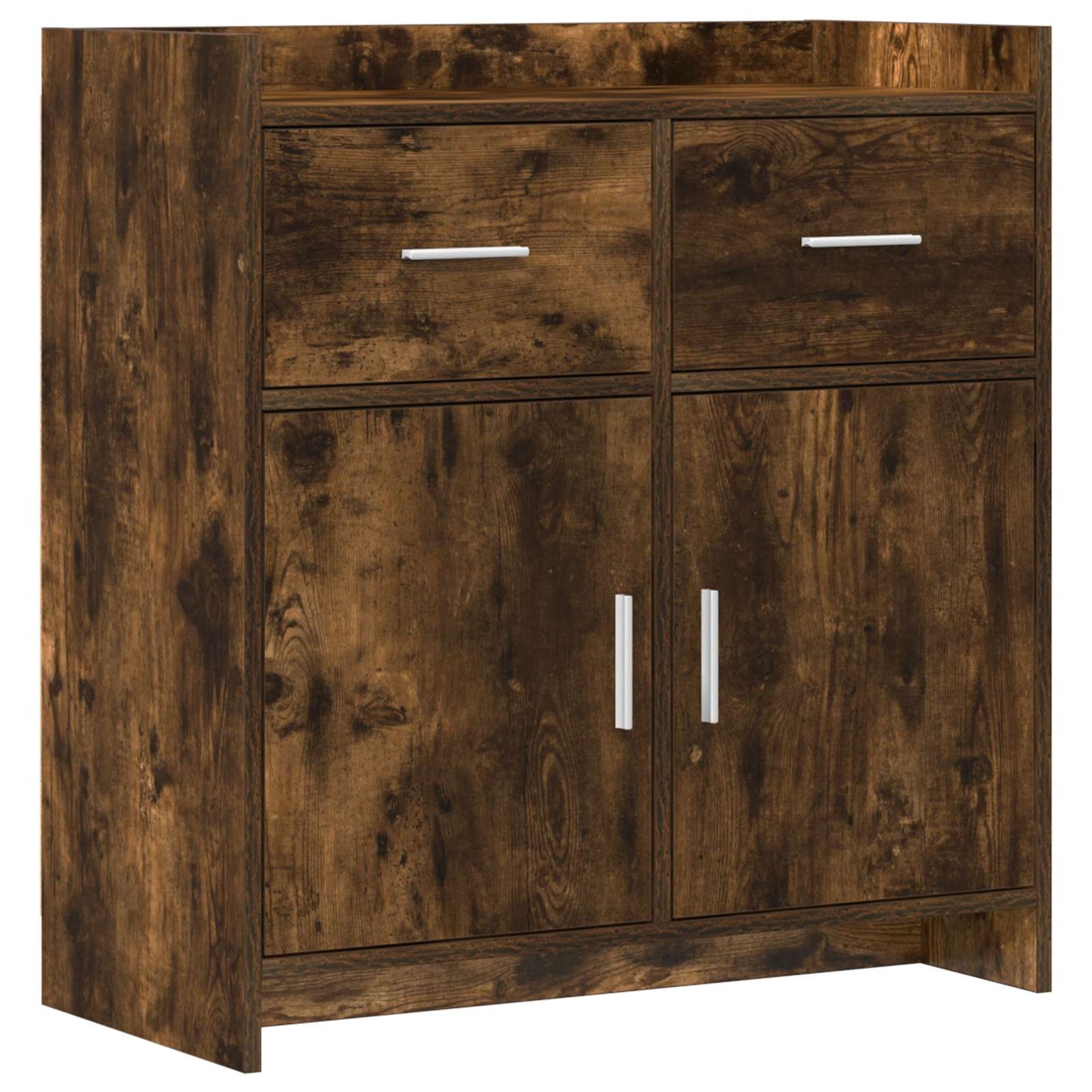 Dressoir Gerookt eiken 75 x 36 x 80 cm Bewerkt hout