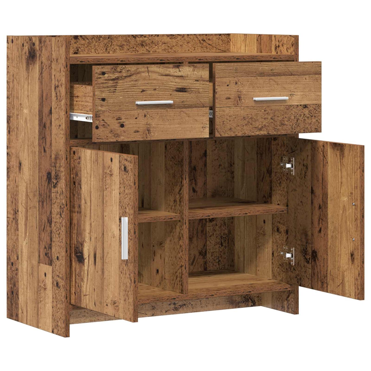 Dressoir Oud hout 75 x 36 x 80 cm Bewerkt hout
