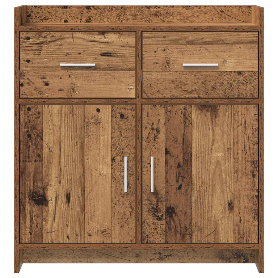 Dressoir Oud hout 75 x 36 x 80 cm Bewerkt hout