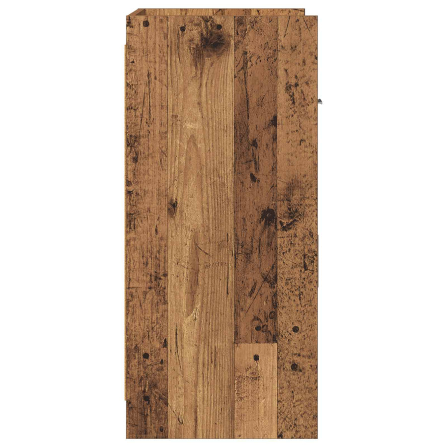 Dressoir Oud hout 75 x 36 x 80 cm Bewerkt hout