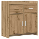 Dressoir 75x36x80 cm bewerkt hout