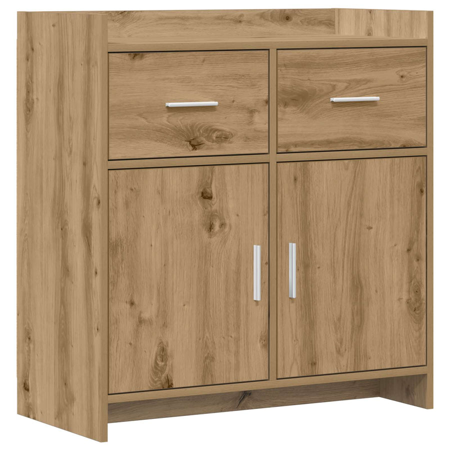 Dressoir Artisanaal eiken 75 x 36 x 80 cm Bewerkt hout