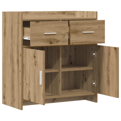 Dressoir Artisanaal eiken 75 x 36 x 80 cm Bewerkt hout