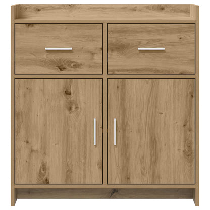 Dressoir Artisanaal eiken 75 x 36 x 80 cm Bewerkt hout
