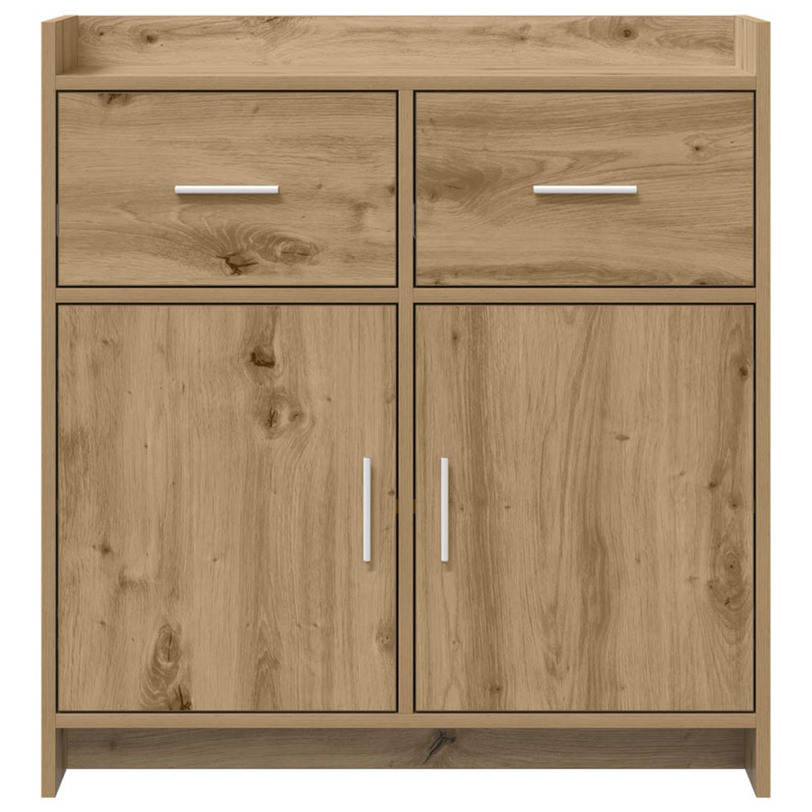 Dressoir Artisanaal eiken 75 x 36 x 80 cm Bewerkt hout