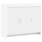 Dressoir wit 98,5x33x80 cm bewerkt hout