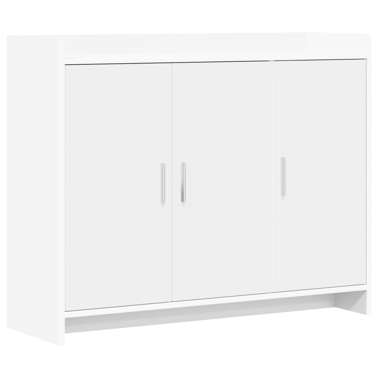 Dressoir Wit 98,5 x 33 x 80 cm Bewerkt hout