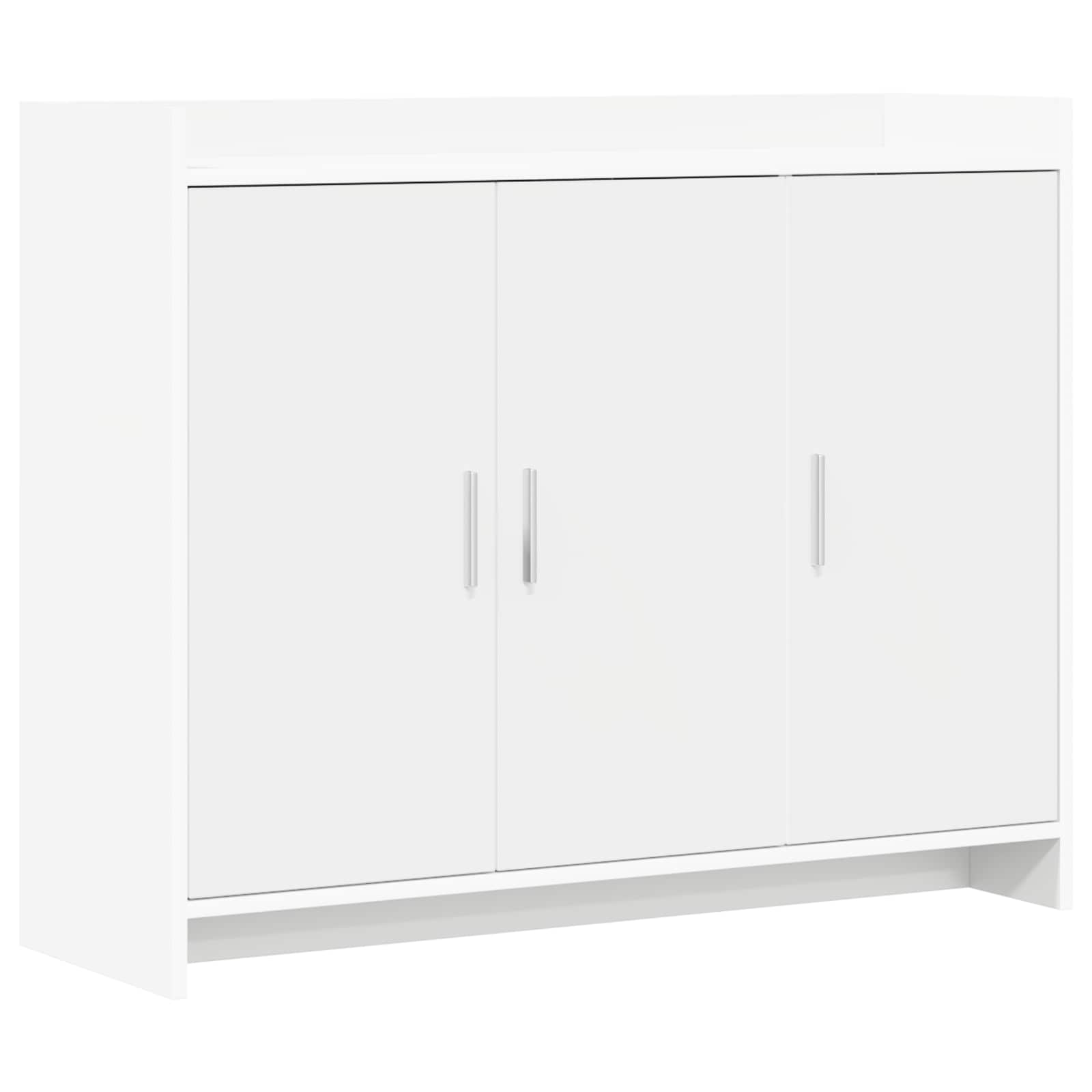 Dressoir Wit 98,5 x 33 x 80 cm Bewerkt hout