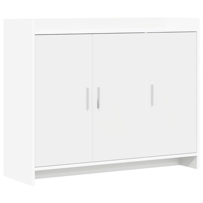 Dressoir Wit 98,5 x 33 x 80 cm Bewerkt hout