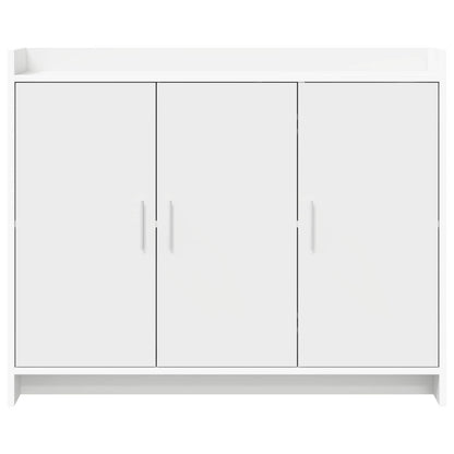 Dressoir Wit 98,5 x 33 x 80 cm Bewerkt hout