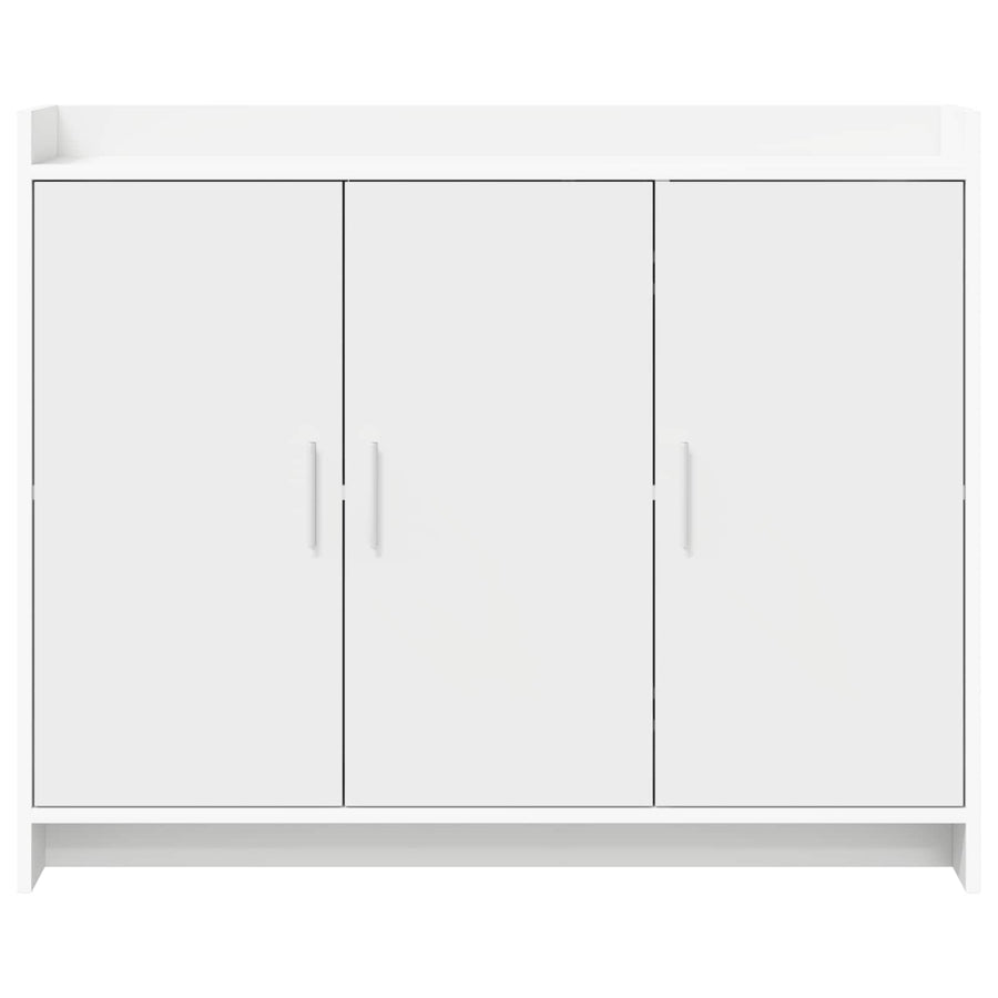 Dressoir Wit 98,5 x 33 x 80 cm Bewerkt hout