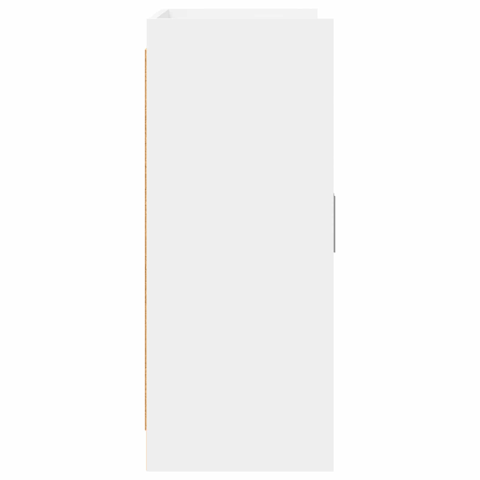 Dressoir Wit 98,5 x 33 x 80 cm Bewerkt hout