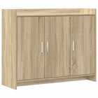 Dressoir 98,5x33x80 cm bewerkt hout sonoma eiken