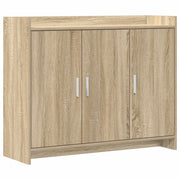 Dressoir 98,5x33x80 cm bewerkt hout sonoma eiken
