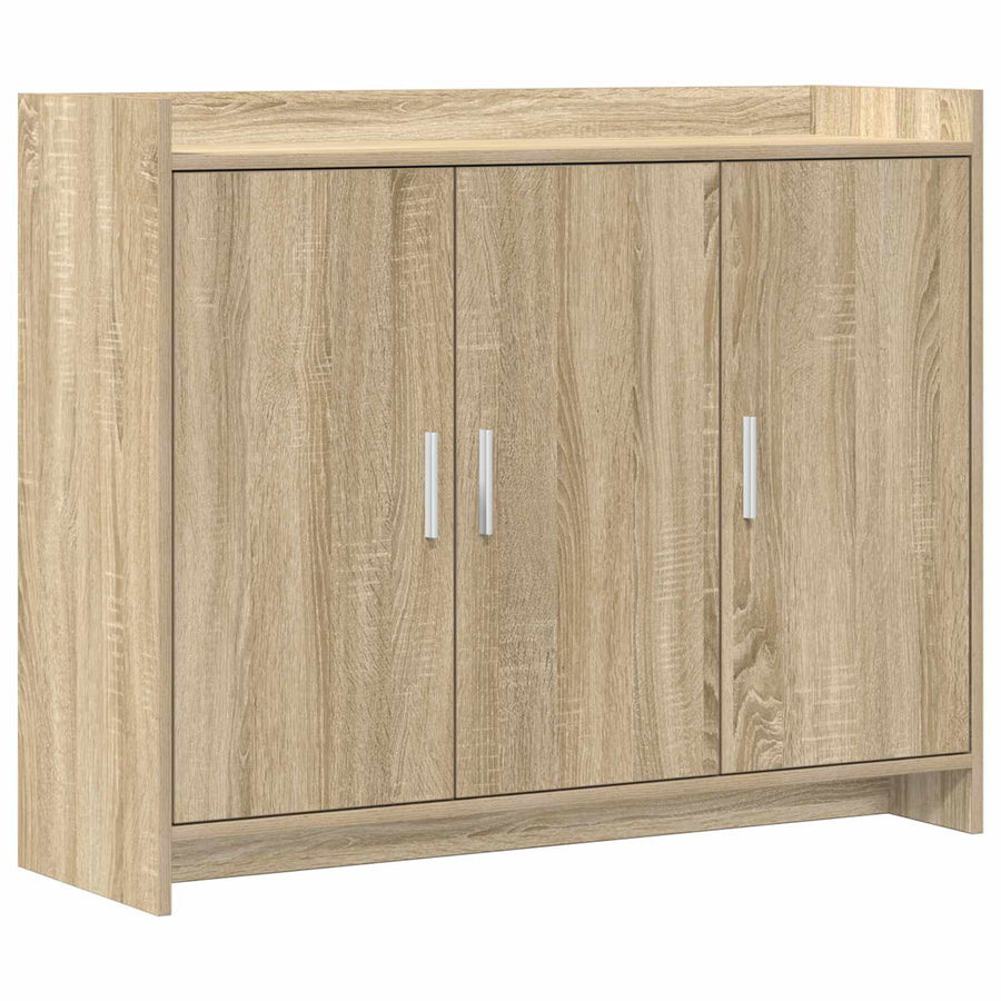 Dressoir Sonoma Eiken 98,5 x 33 x 80 cm Bewerkt hout