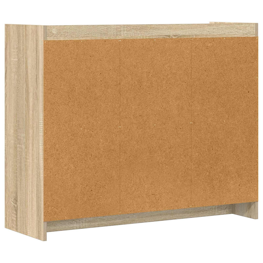 Dressoir Sonoma Eiken 98,5 x 33 x 80 cm Bewerkt hout