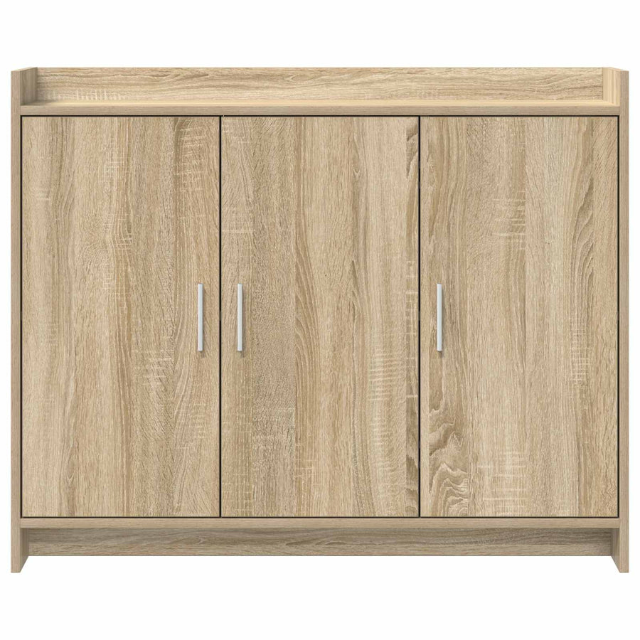 Dressoir Sonoma Eiken 98,5 x 33 x 80 cm Bewerkt hout