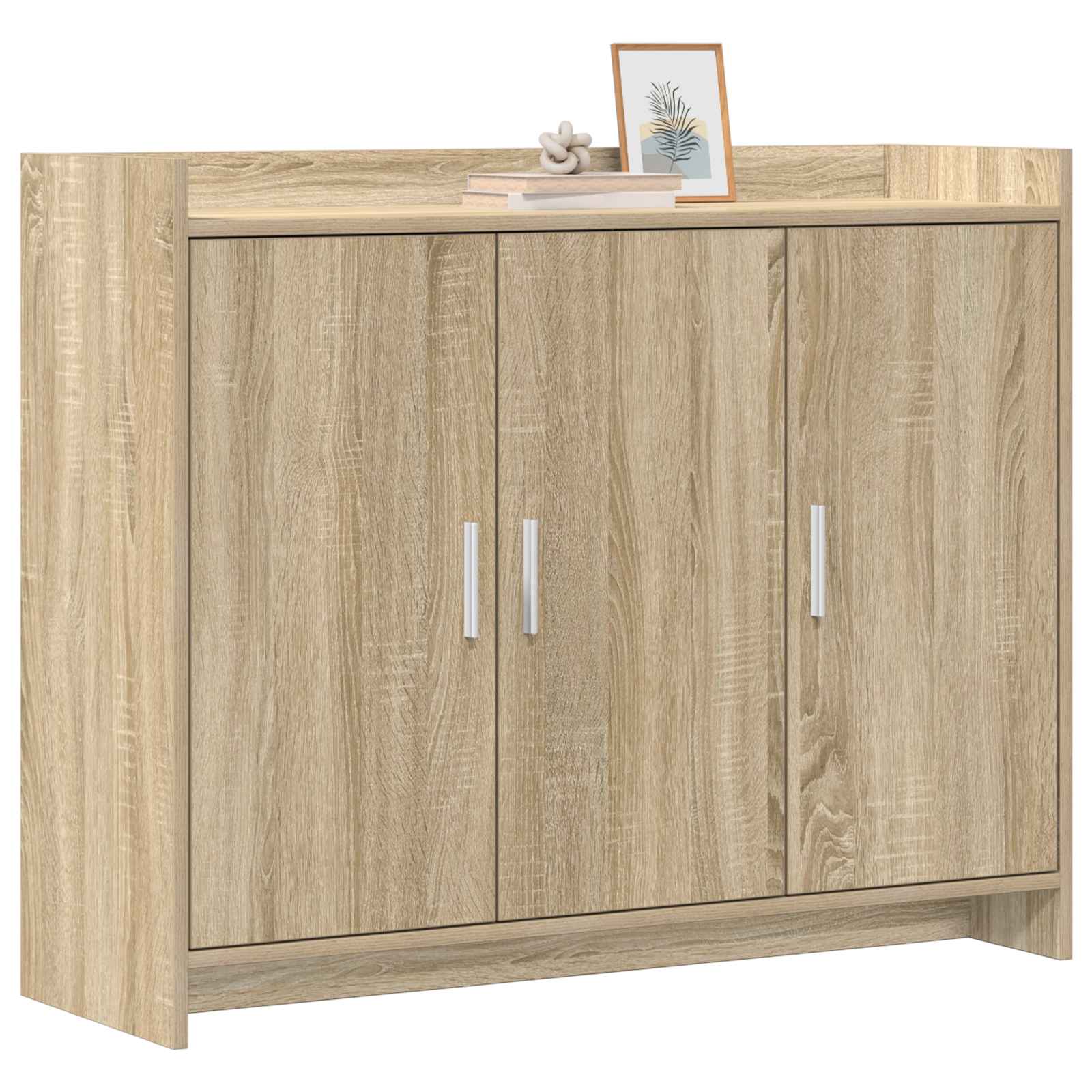 Dressoir Sonoma Eiken 98,5 x 33 x 80 cm Bewerkt hout