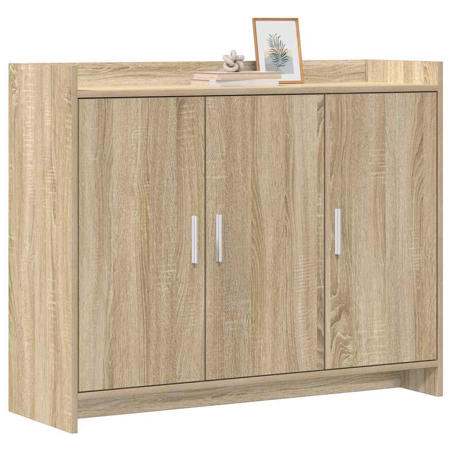 Dressoir Sonoma Eiken 98,5 x 33 x 80 cm Bewerkt hout