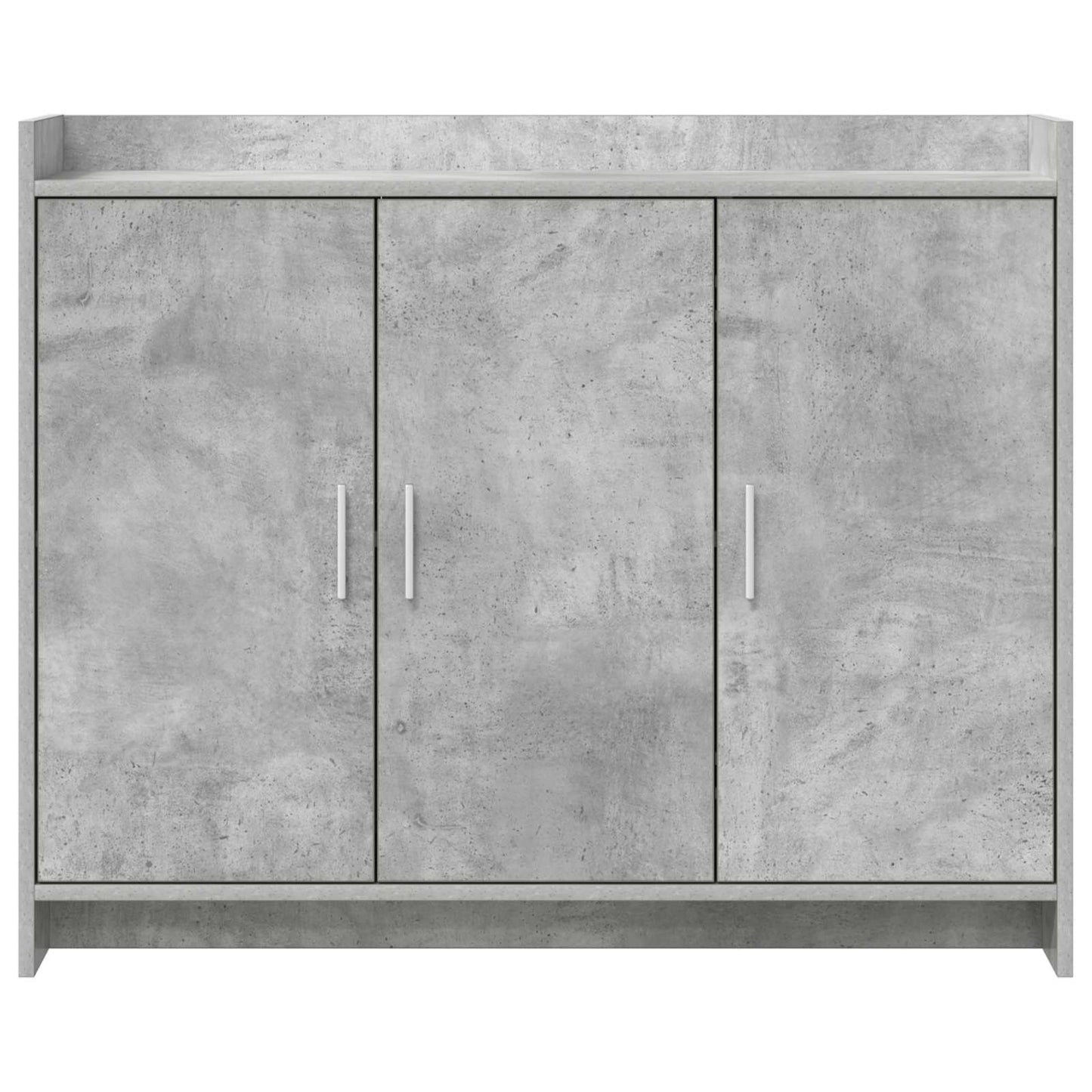 Dressoir Betongrijs 98,5 x 33 x 80 cm Bewerkt hout