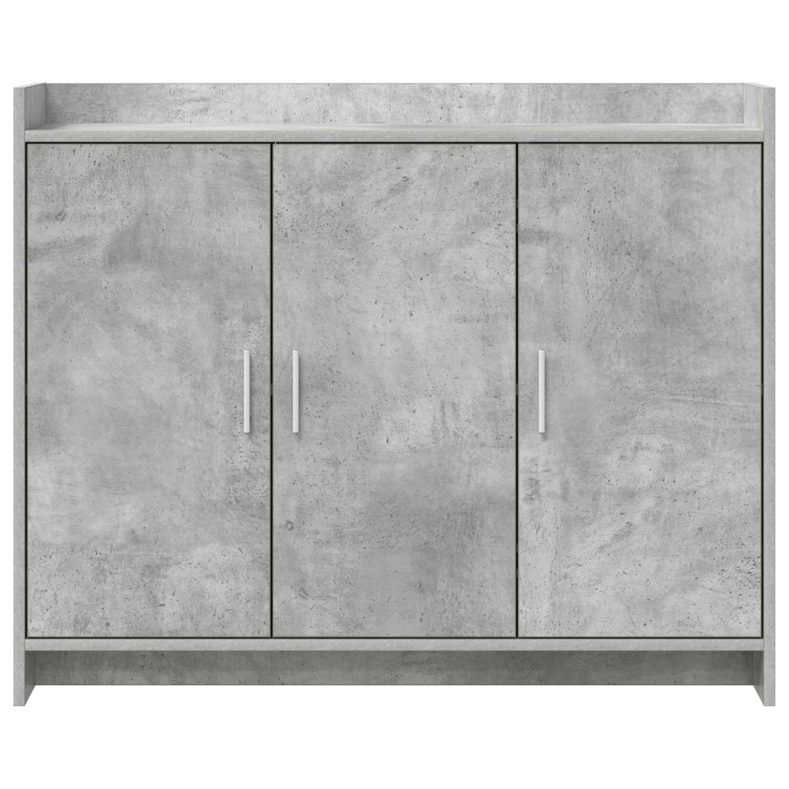 Dressoir Betongrijs 98,5 x 33 x 80 cm Bewerkt hout