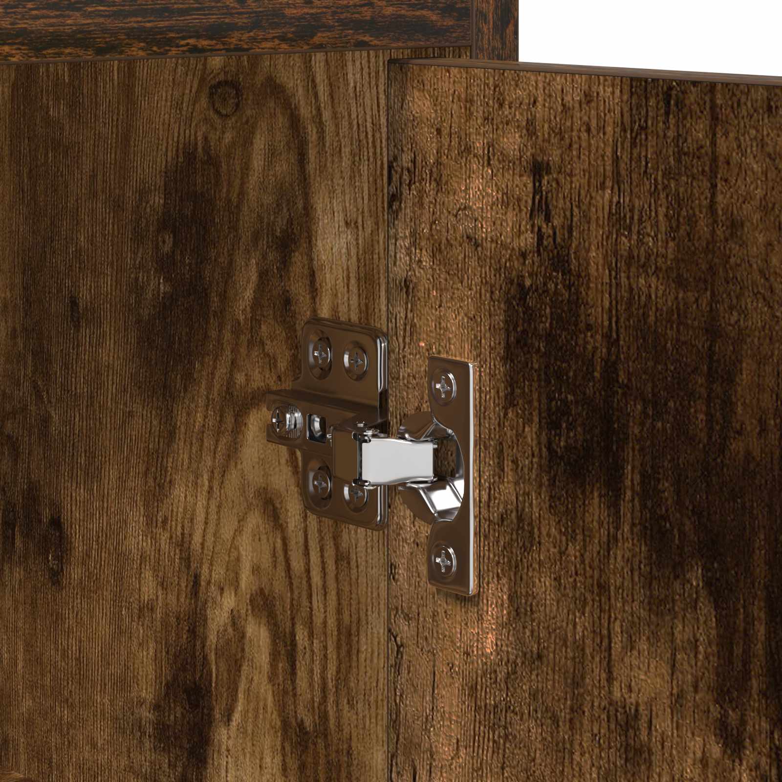 Dressoir Gerookt eiken 98,5 x 33 x 80 cm Bewerkt hout