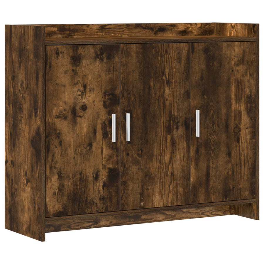Dressoir Gerookt eiken 98,5 x 33 x 80 cm Bewerkt hout