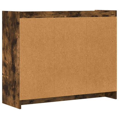 Dressoir Gerookt eiken 98,5 x 33 x 80 cm Bewerkt hout