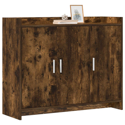 Dressoir Gerookt eiken 98,5 x 33 x 80 cm Bewerkt hout