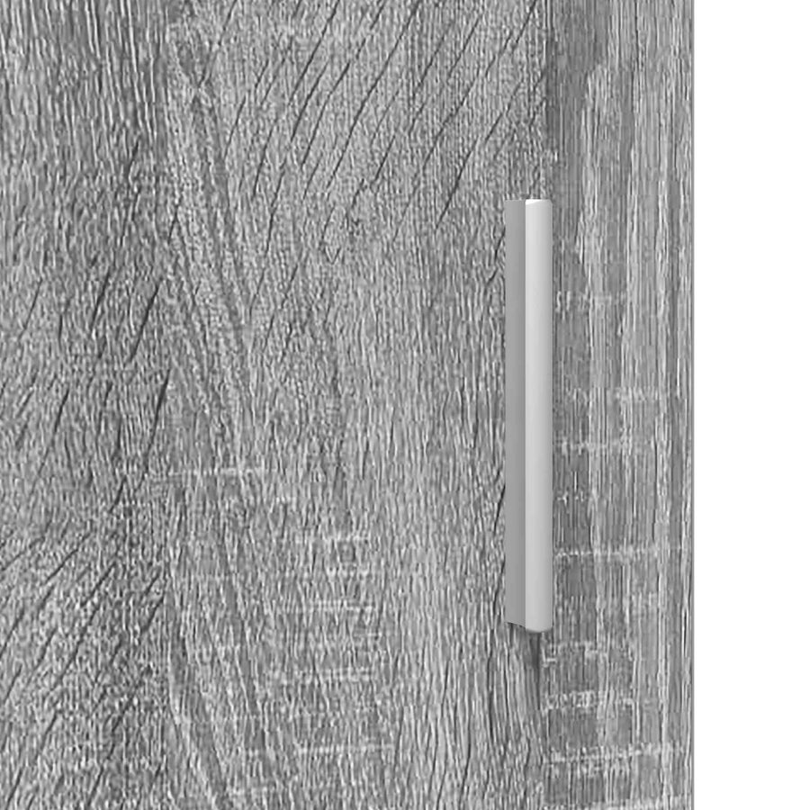 Dressoir Grijs Sonoma 98,5 x 33 x 80 cm Bewerkt hout