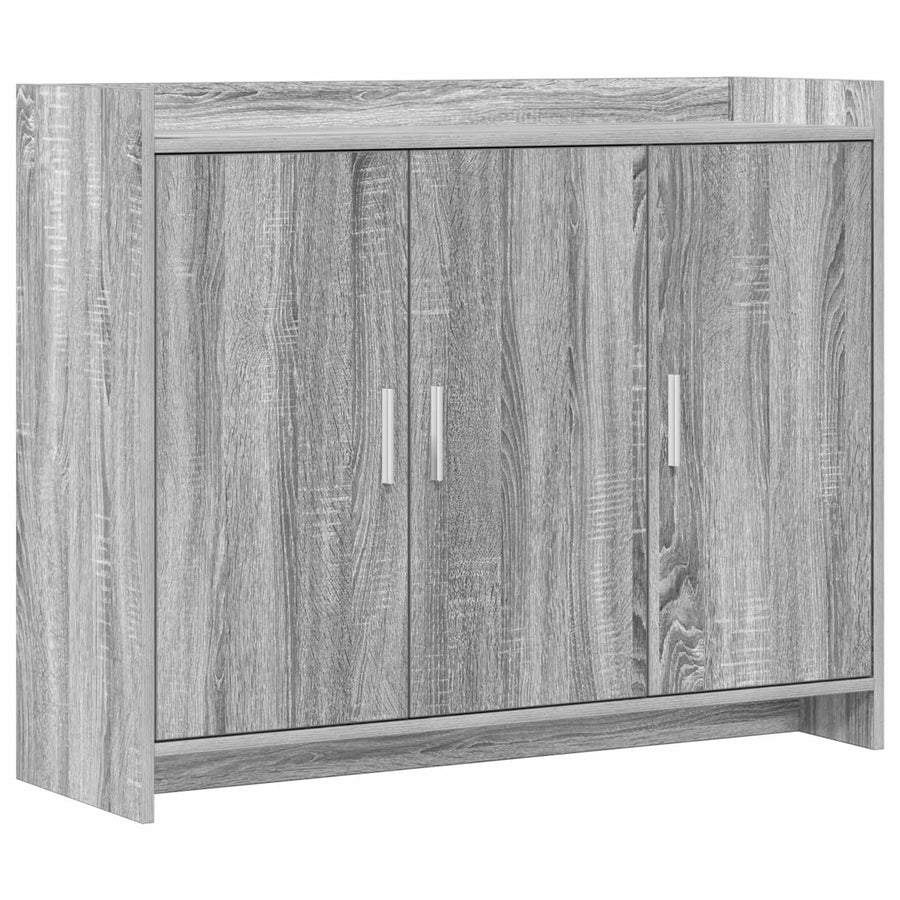 Dressoir Grijs Sonoma 98,5 x 33 x 80 cm Bewerkt hout