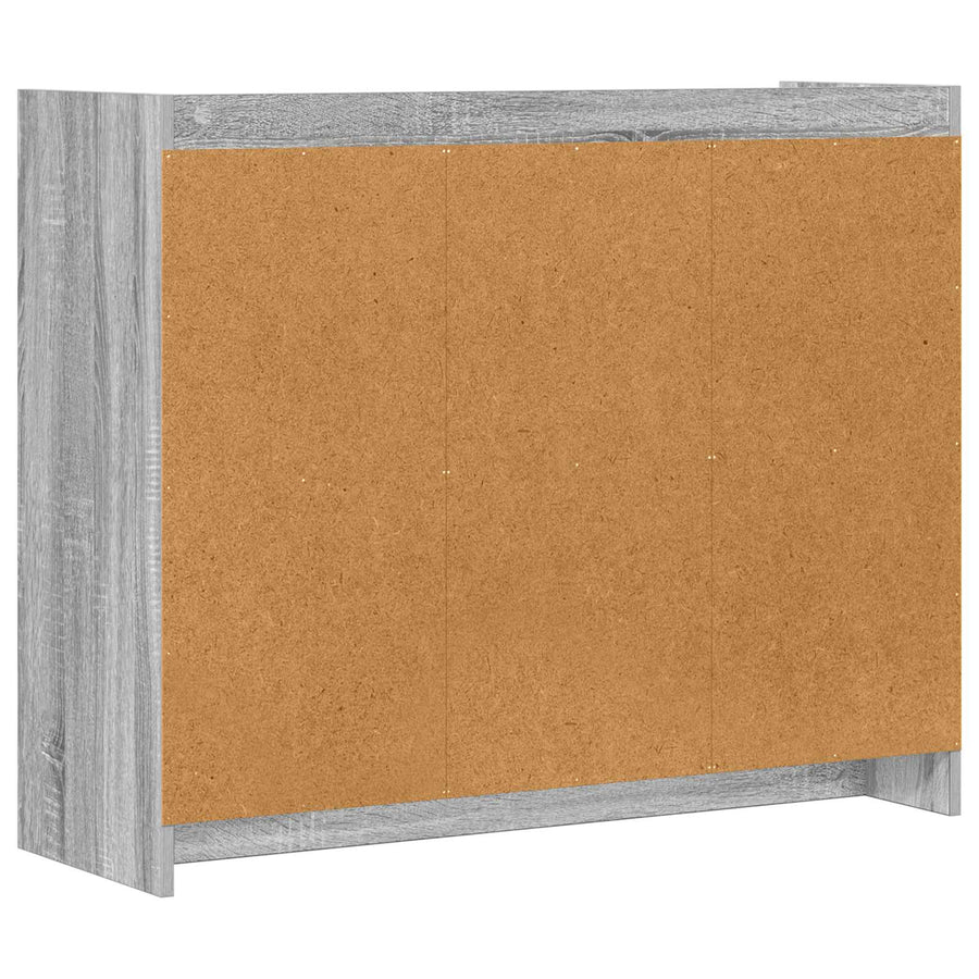 Dressoir Grijs Sonoma 98,5 x 33 x 80 cm Bewerkt hout