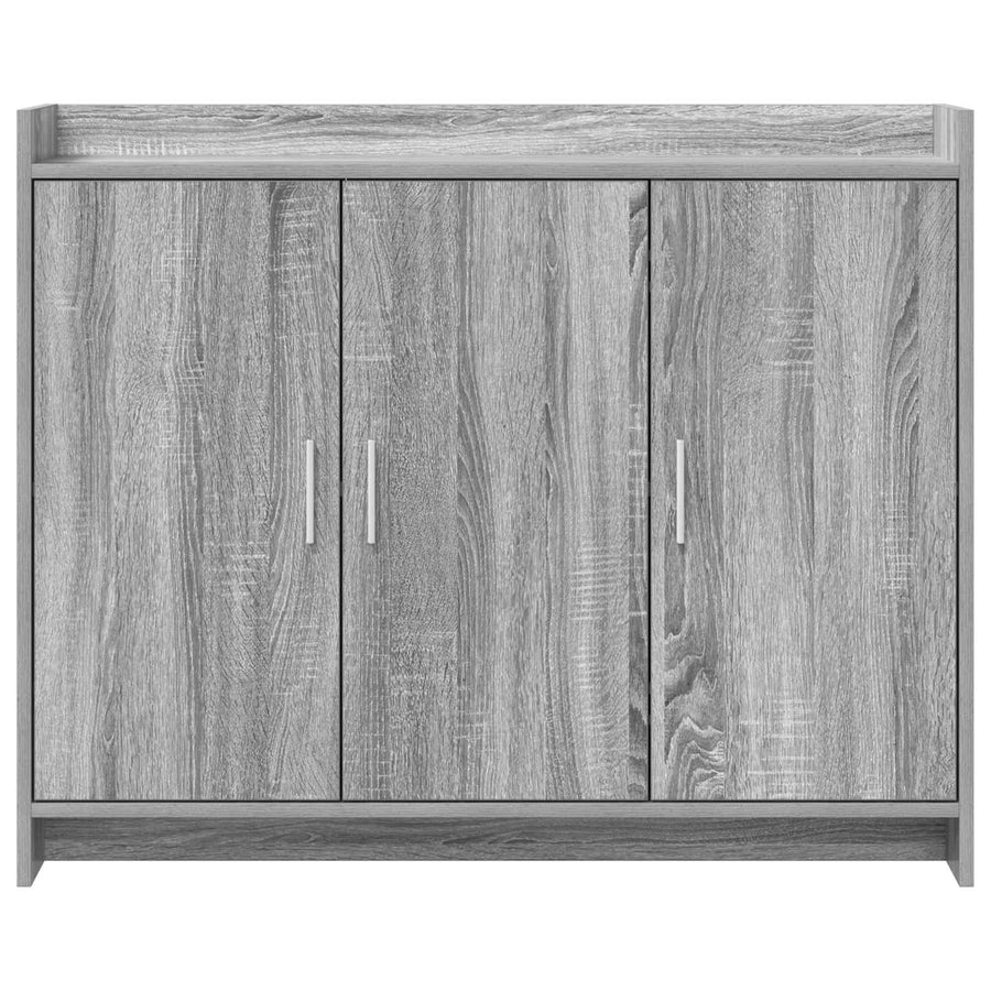 Dressoir Grijs Sonoma 98,5 x 33 x 80 cm Bewerkt hout