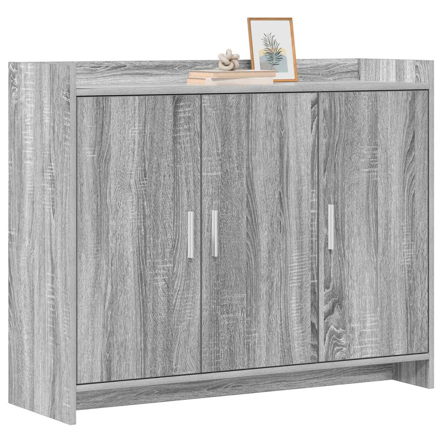 Dressoir Grijs Sonoma 98,5 x 33 x 80 cm Bewerkt hout