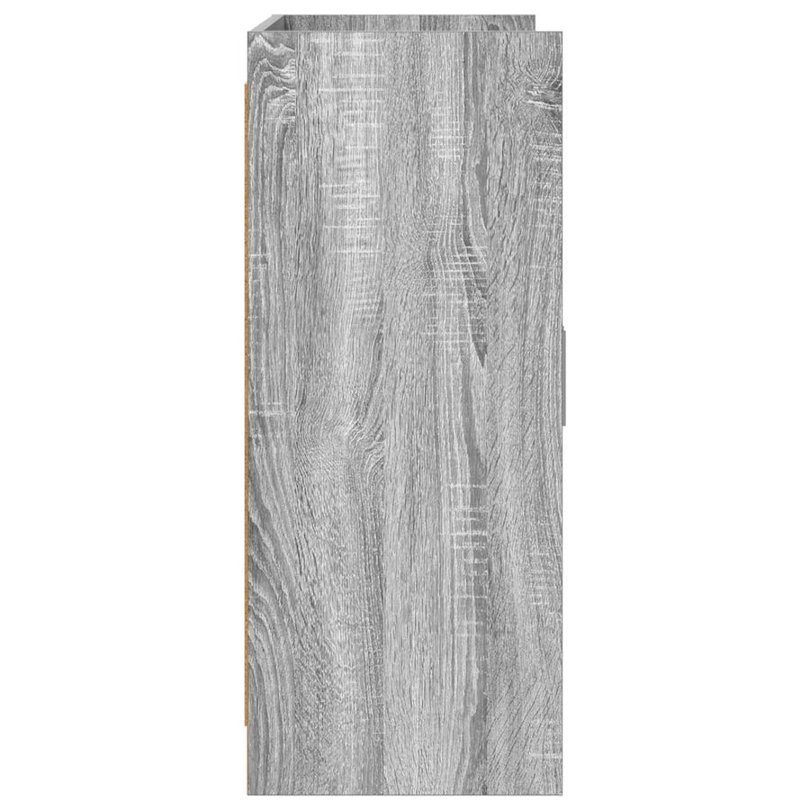 Dressoir Grijs Sonoma 98,5 x 33 x 80 cm Bewerkt hout