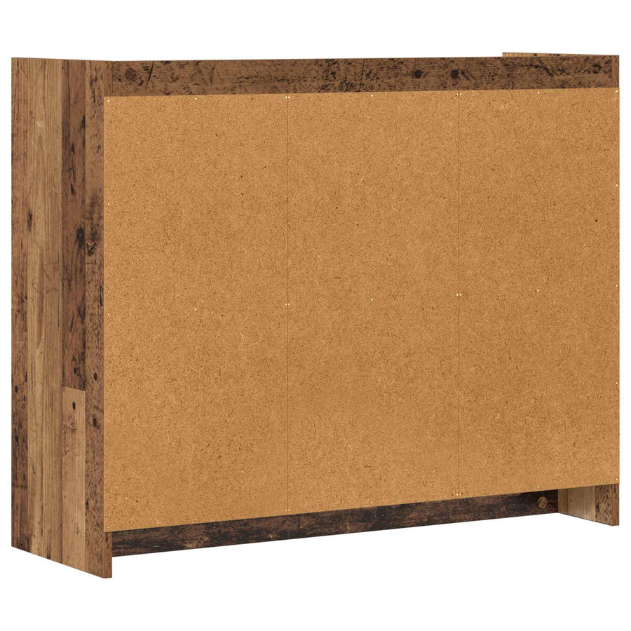 Dressoir Oud hout 98,5 x 33 x 80 cm Bewerkt hout