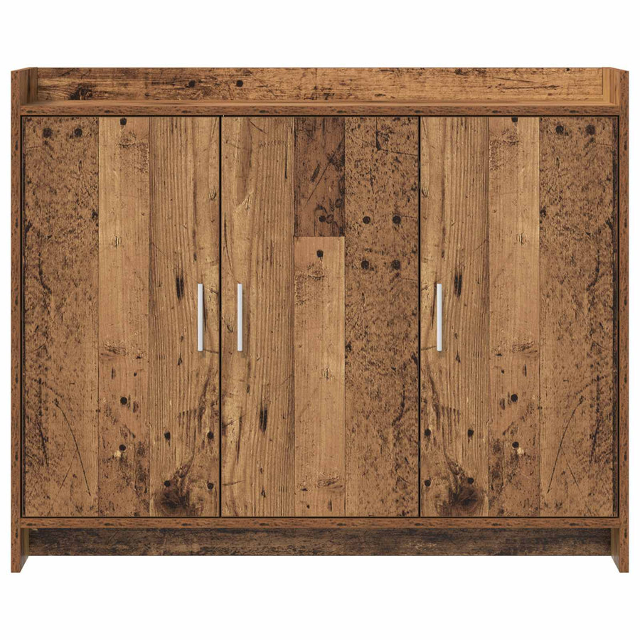 Dressoir Oud hout 98,5 x 33 x 80 cm Bewerkt hout